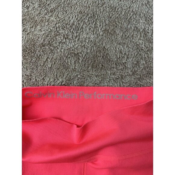 Calvin Klein Performance women's size M Bike Shorts pink.Stretch Quick Dryin - Picture 8 of 10